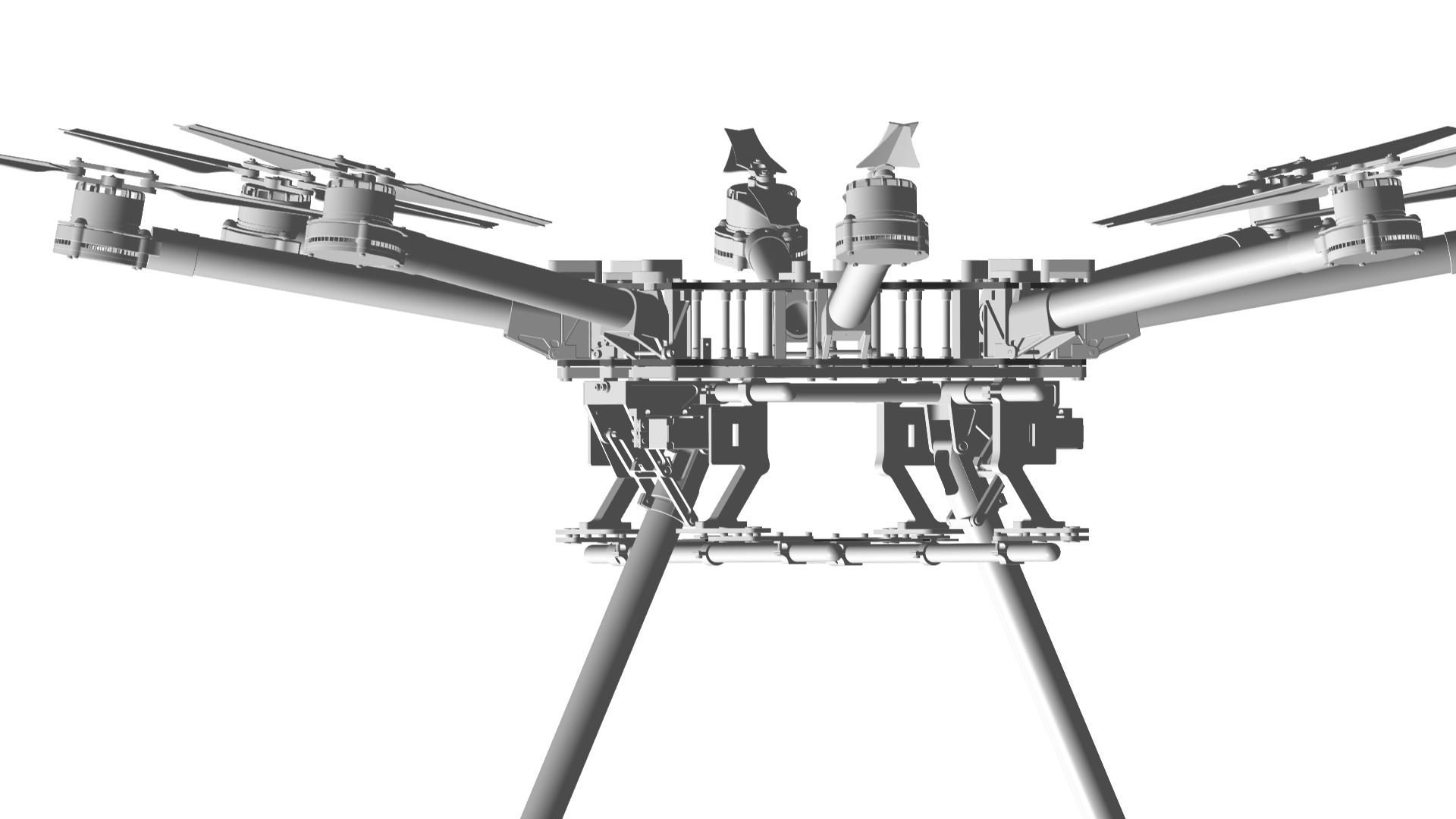 DJI Spreading S1000 Octocopter 3D print model_3