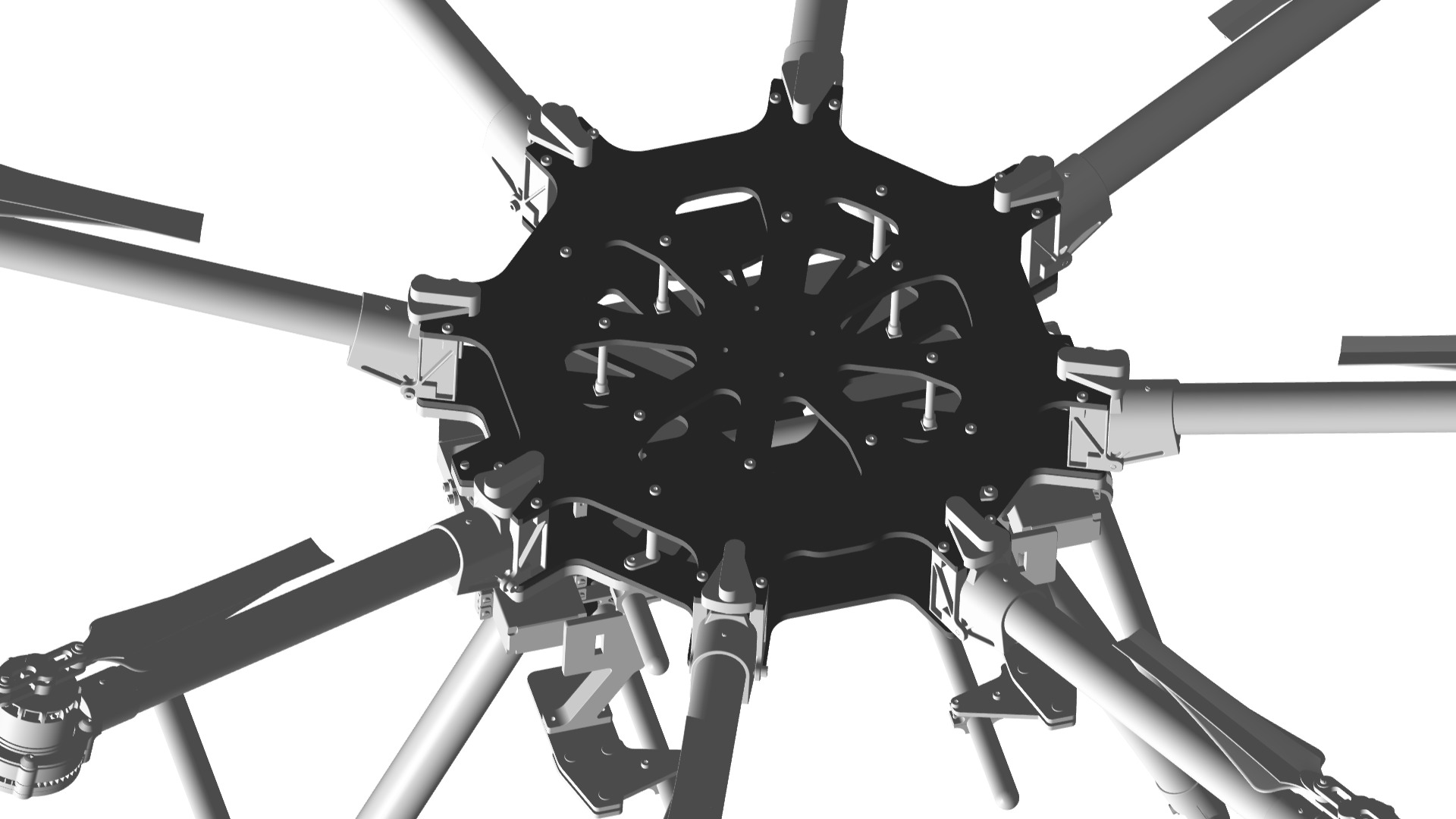 DJI Spreading S1000 Octocopter 3D print model_2
