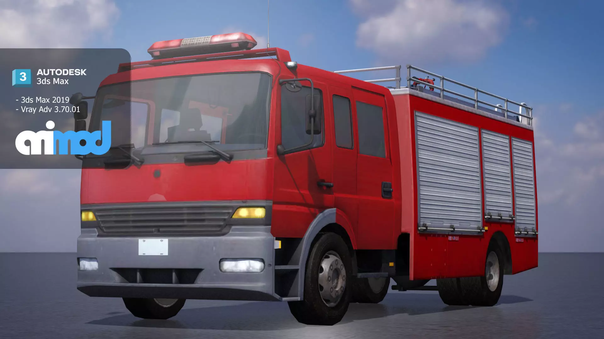 TW Fire Truck 002 3D model_0