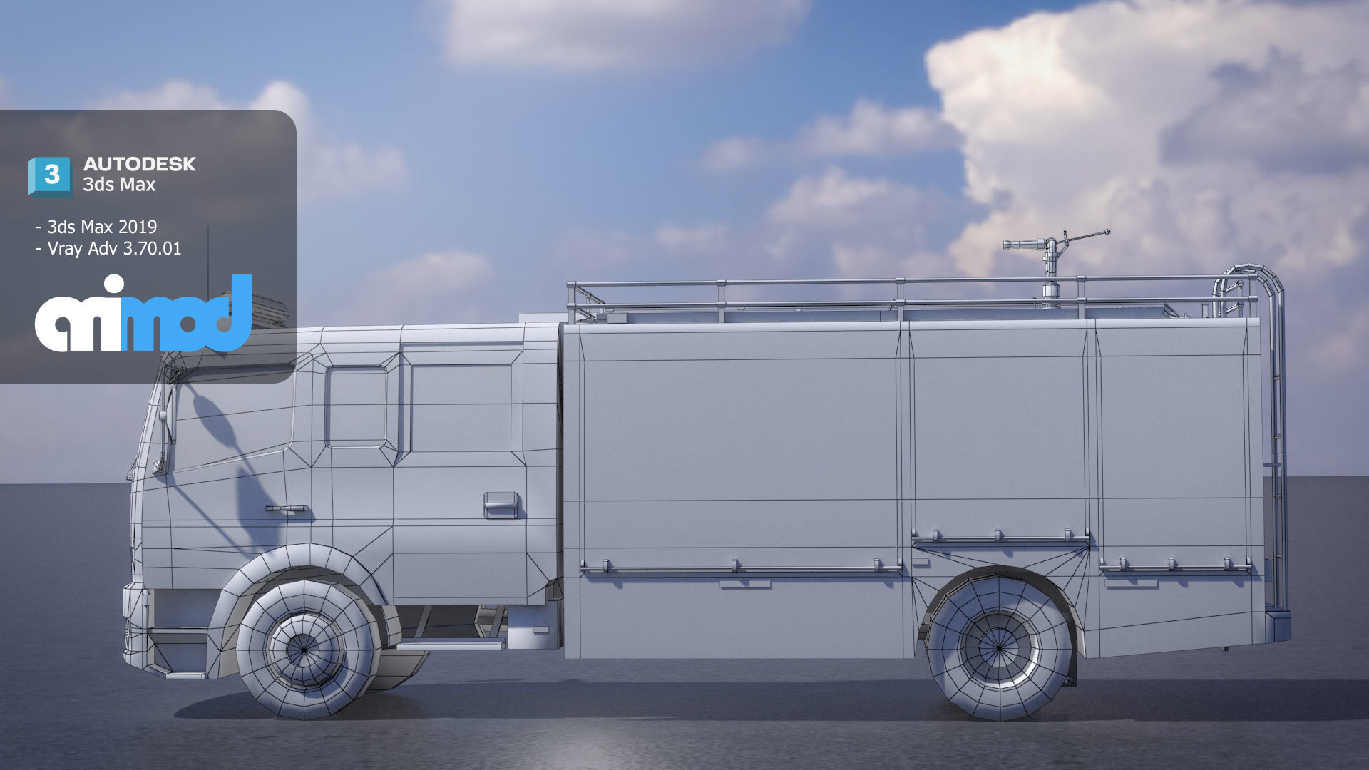 TW Fire Truck 002 3D model_7