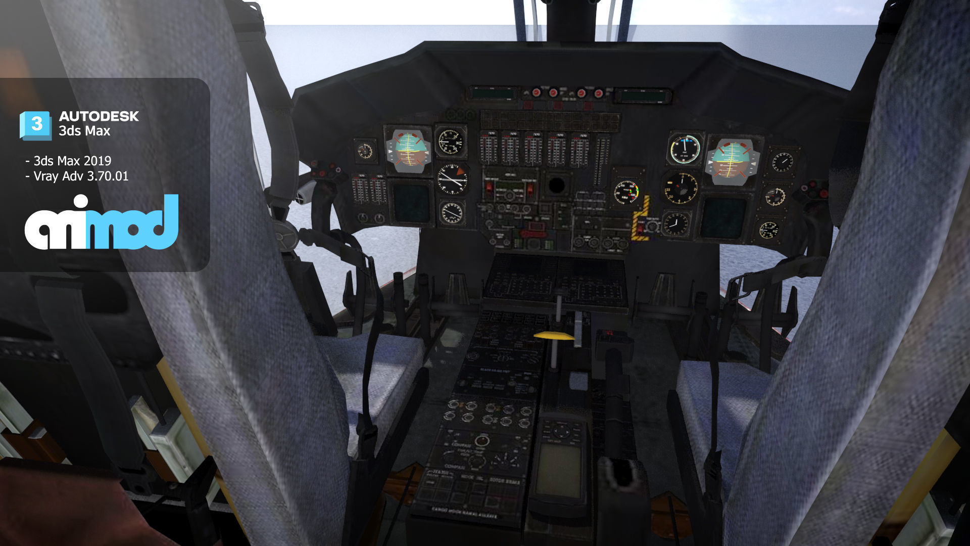 TW Helicopter 001 3D model_4