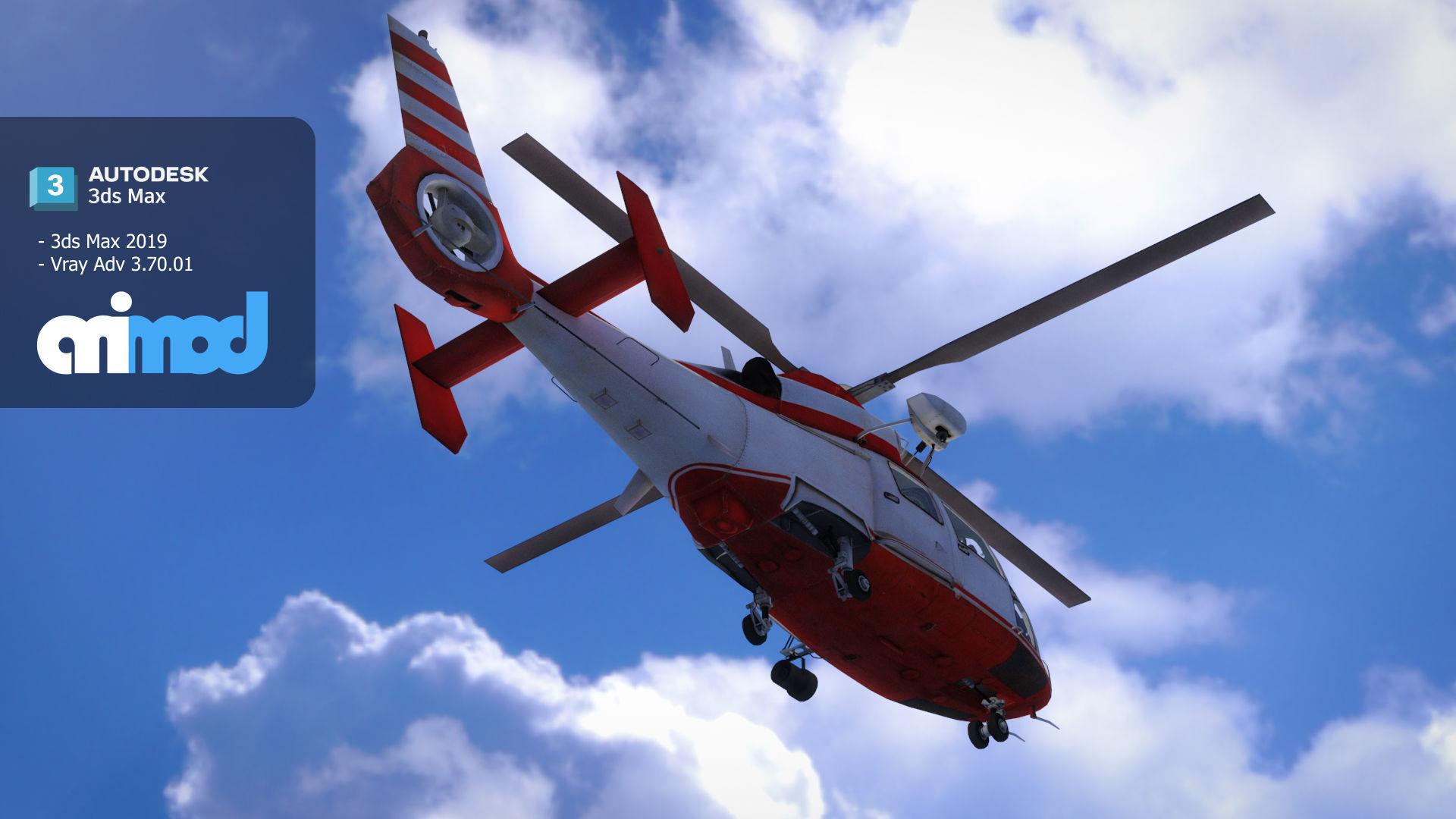 TW Helicopter 001 3D model_1