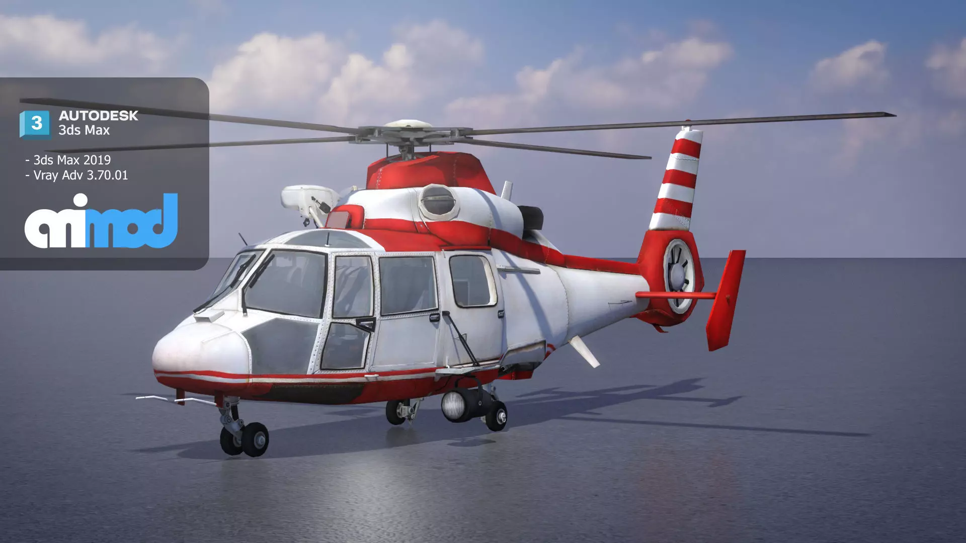 TW Helicopter 001 3D model_0
