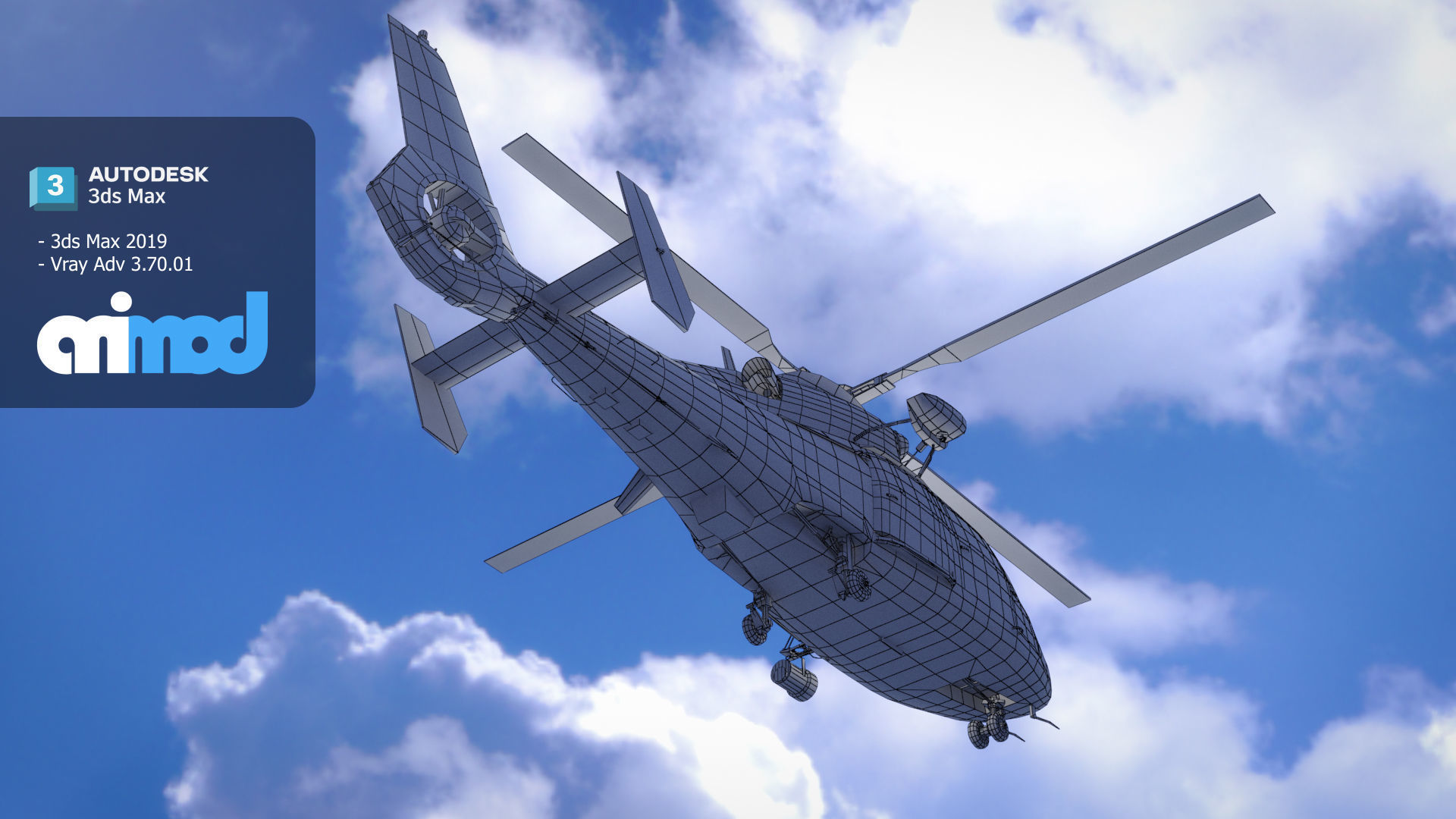 TW Helicopter 001 3D model_6