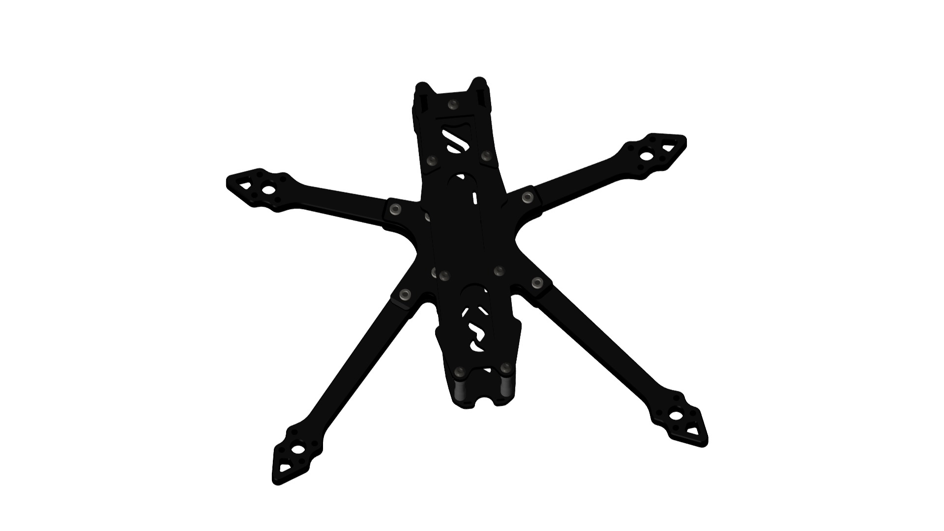 drone frame 3D print model_1