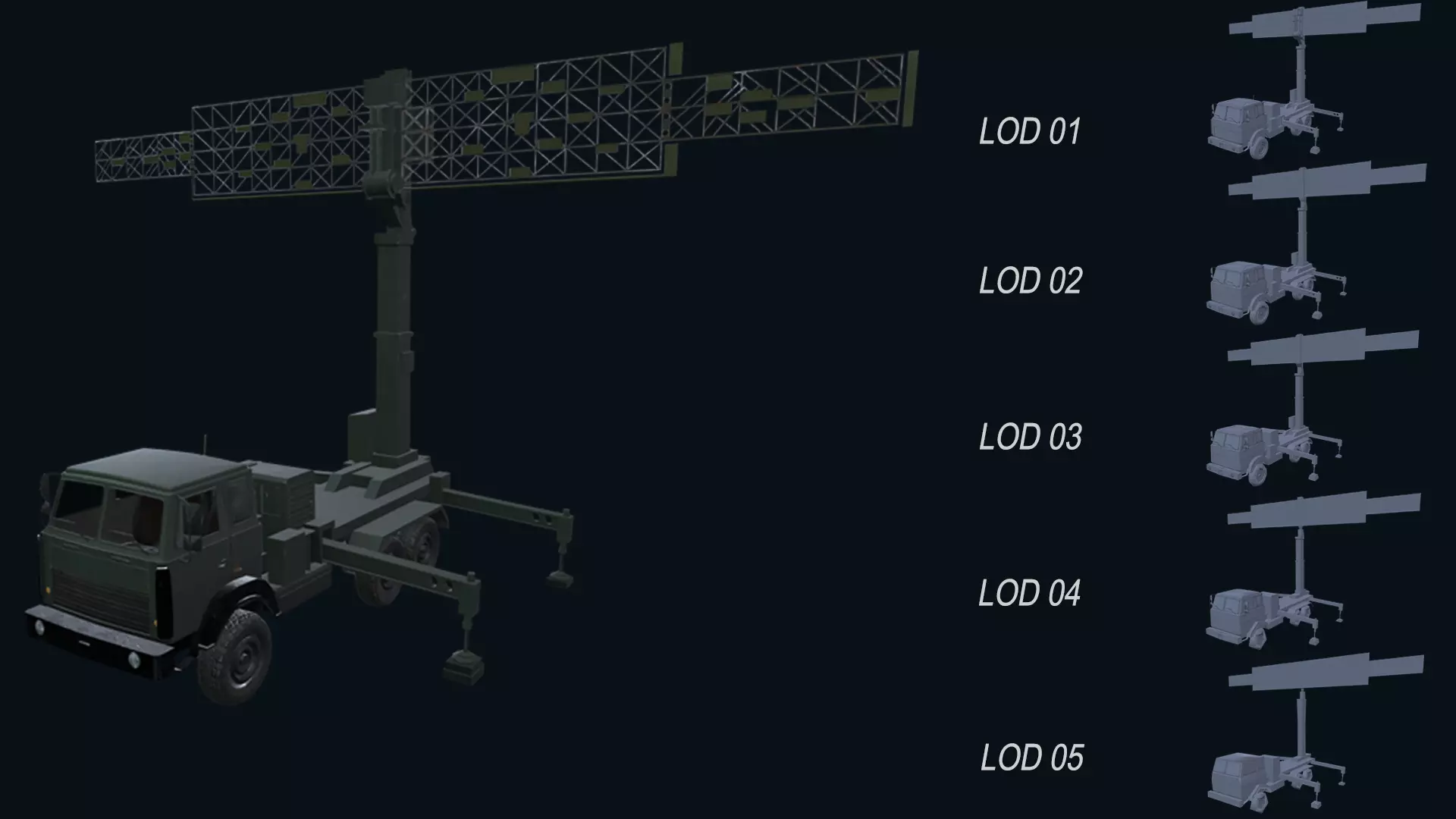 Asset - Army - Vostock E - 3D MODEL Low-poly Low-poly 3D model_0