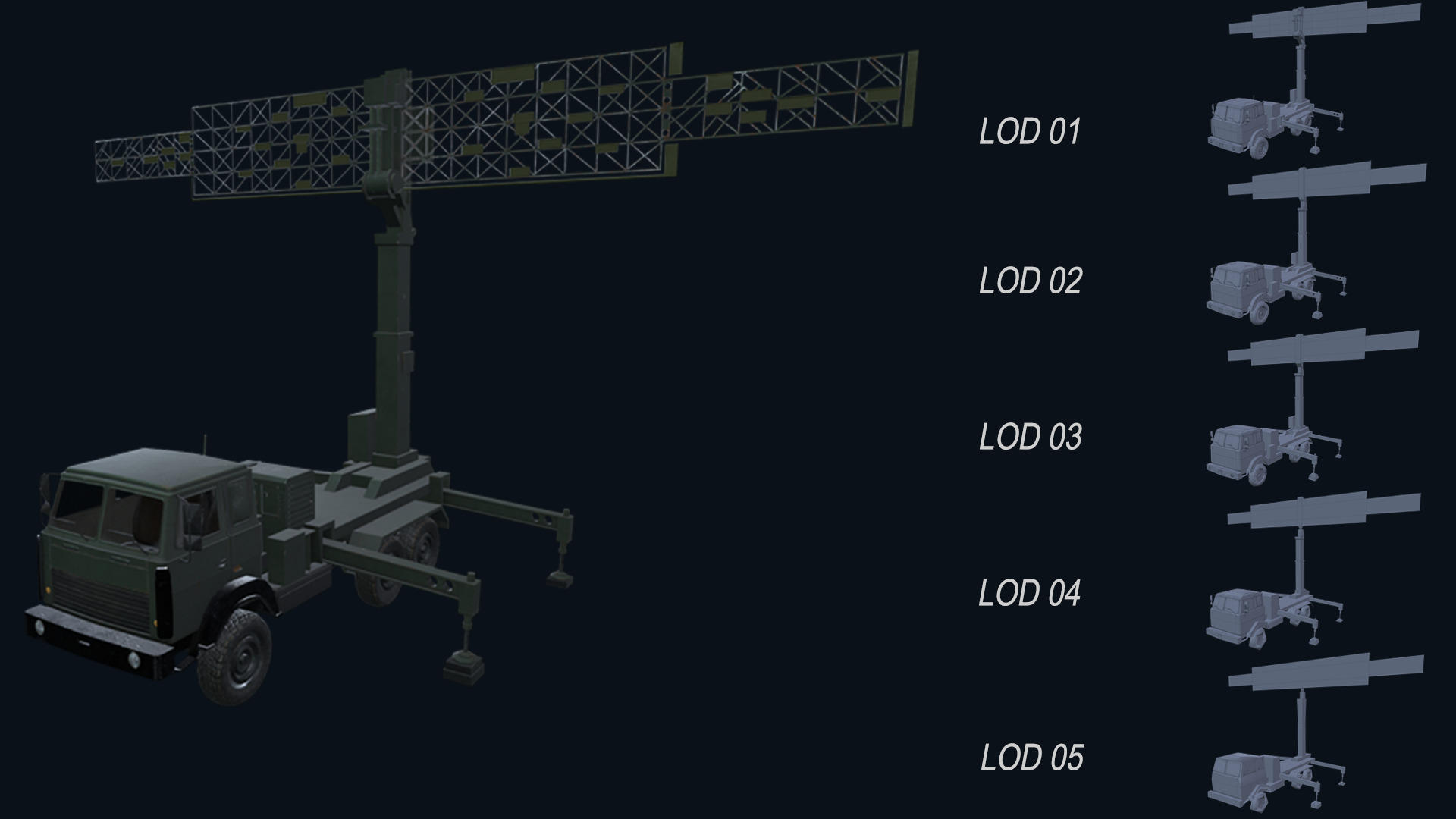 Asset - Army - Vostock E - 3D MODEL Low-poly Low-poly 3D model_56