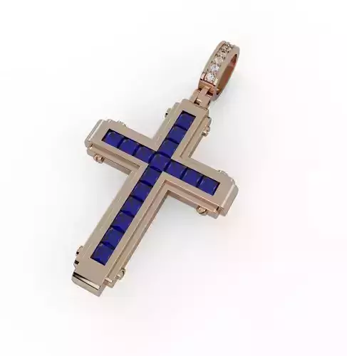 Cross pendant model