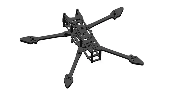 drone frame 3D print model