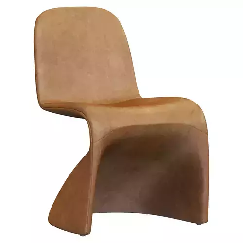 Restoration Hardware Gisele Dolce Faux Leather Dining Side Chair 3D model
