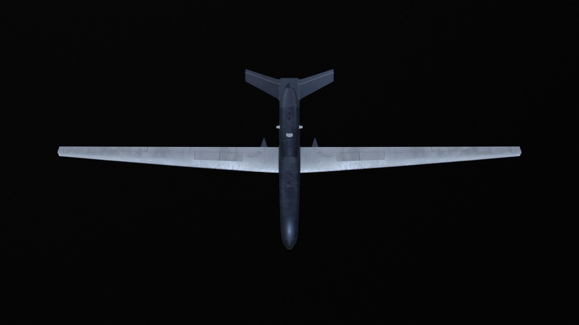 Asset - Army - RQ 4 Global Hawk - 3D MODEL Low-poly Low-poly 3D model_38