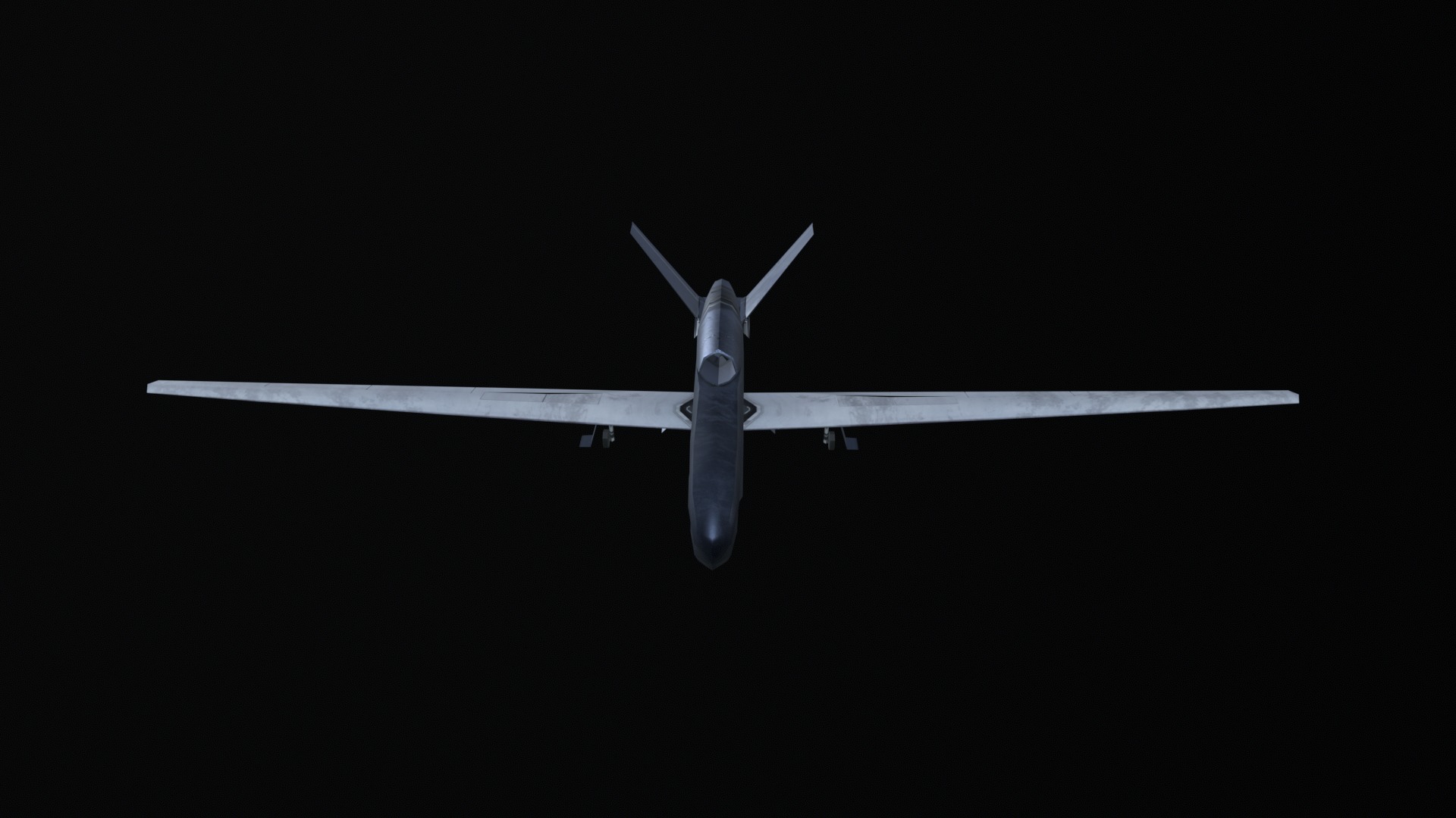 Asset - Army - RQ 4 Global Hawk - 3D MODEL Low-poly Low-poly 3D model_35