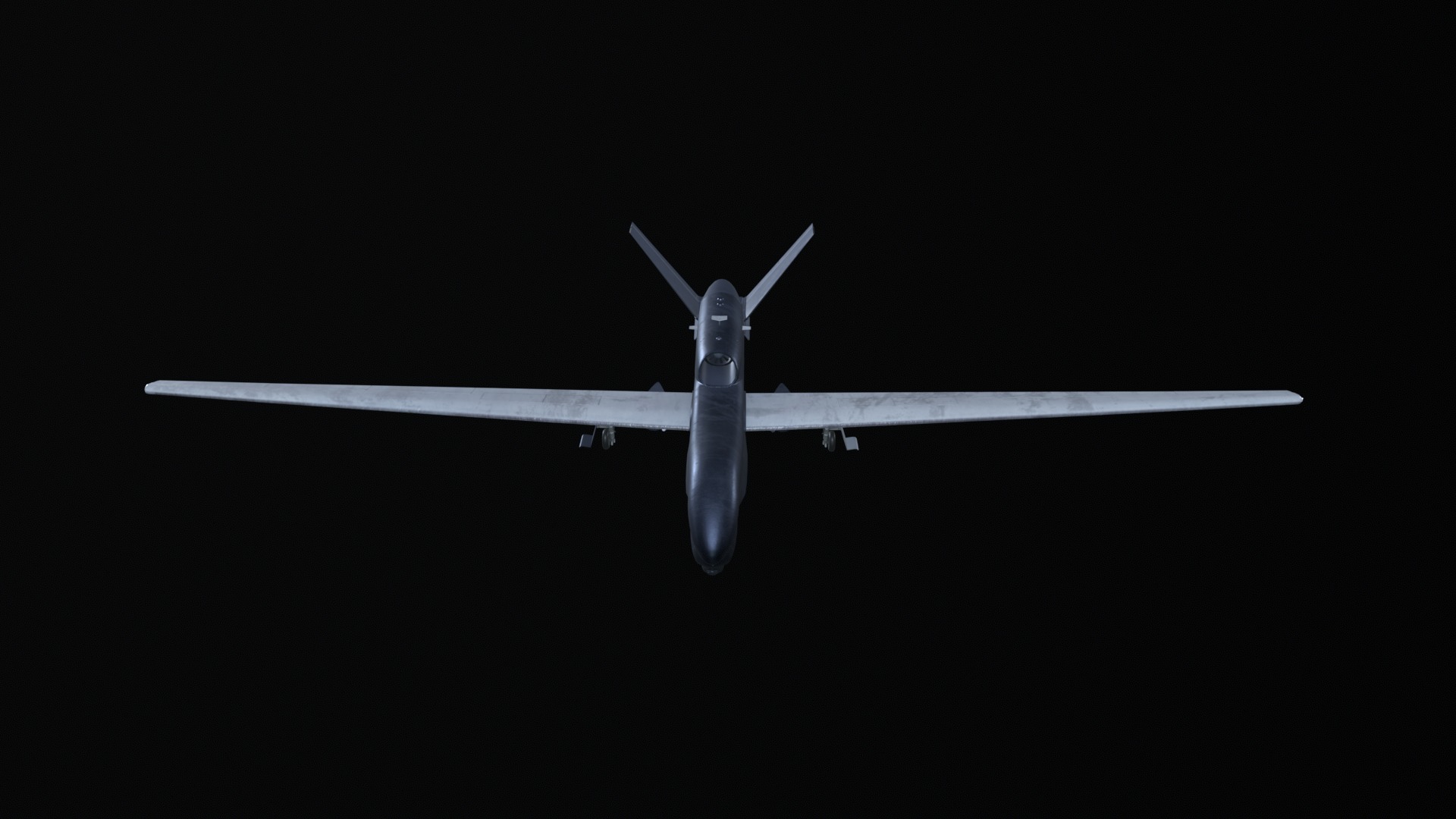 Asset - Army - RQ 4 Global Hawk - 3D MODEL Low-poly Low-poly 3D model_9