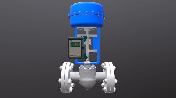 Control Valve Low-poly 3D model