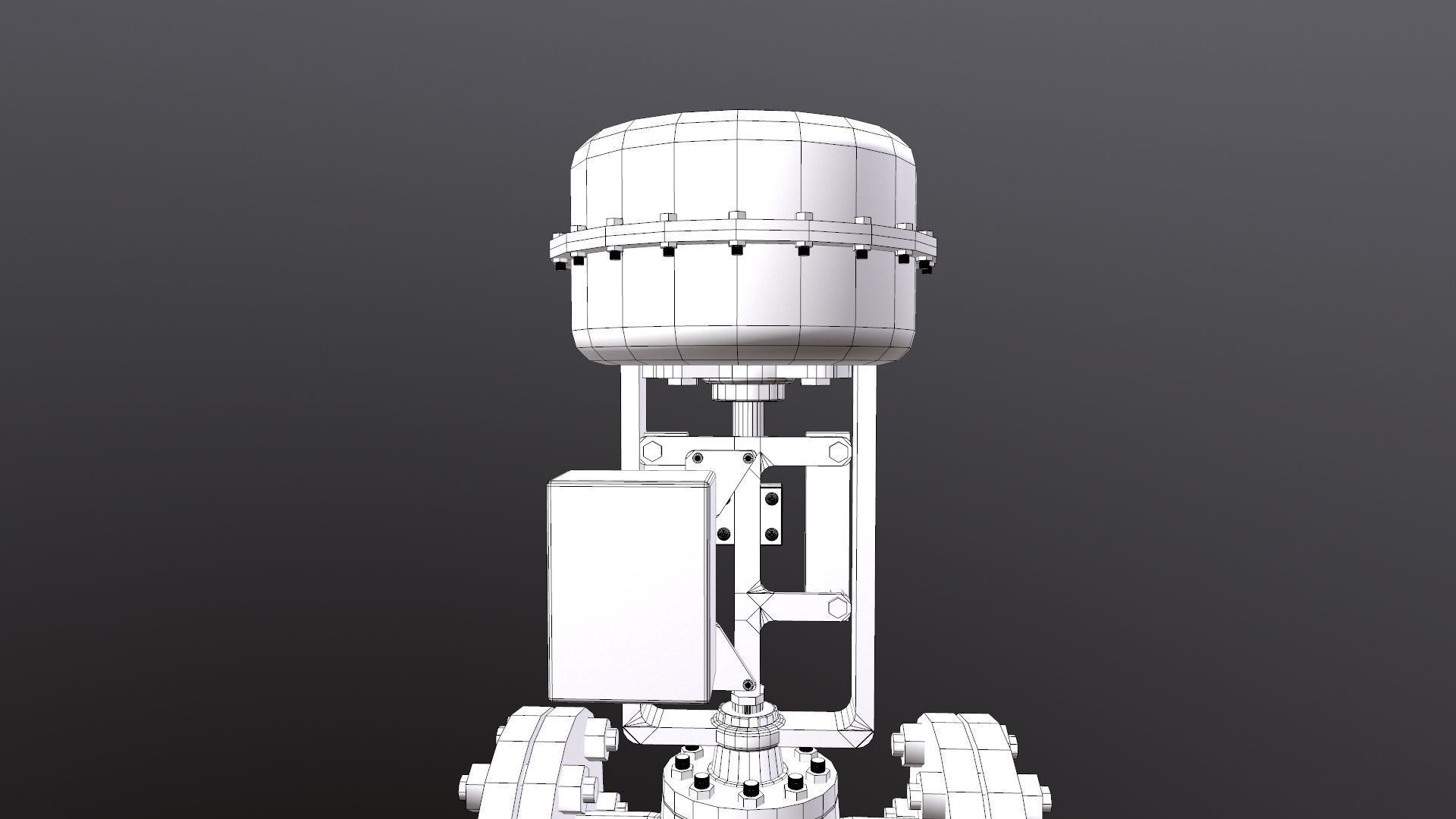 Control Valve Low-poly 3D model_14