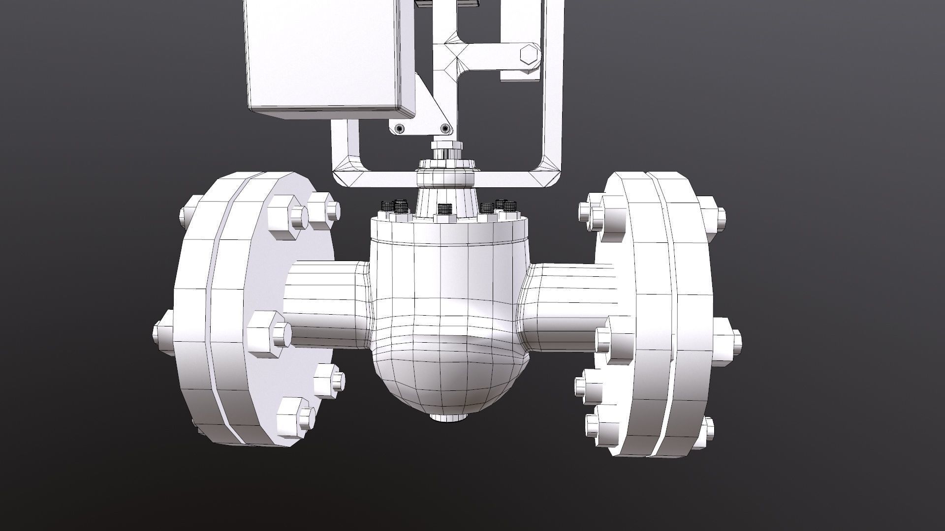Control Valve Low-poly 3D model_13