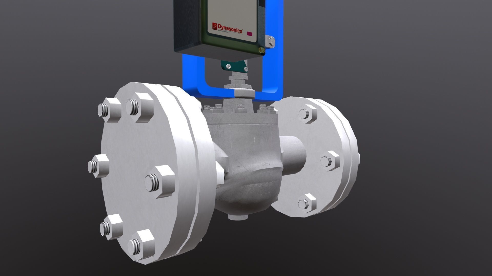 Control Valve Low-poly 3D model_5