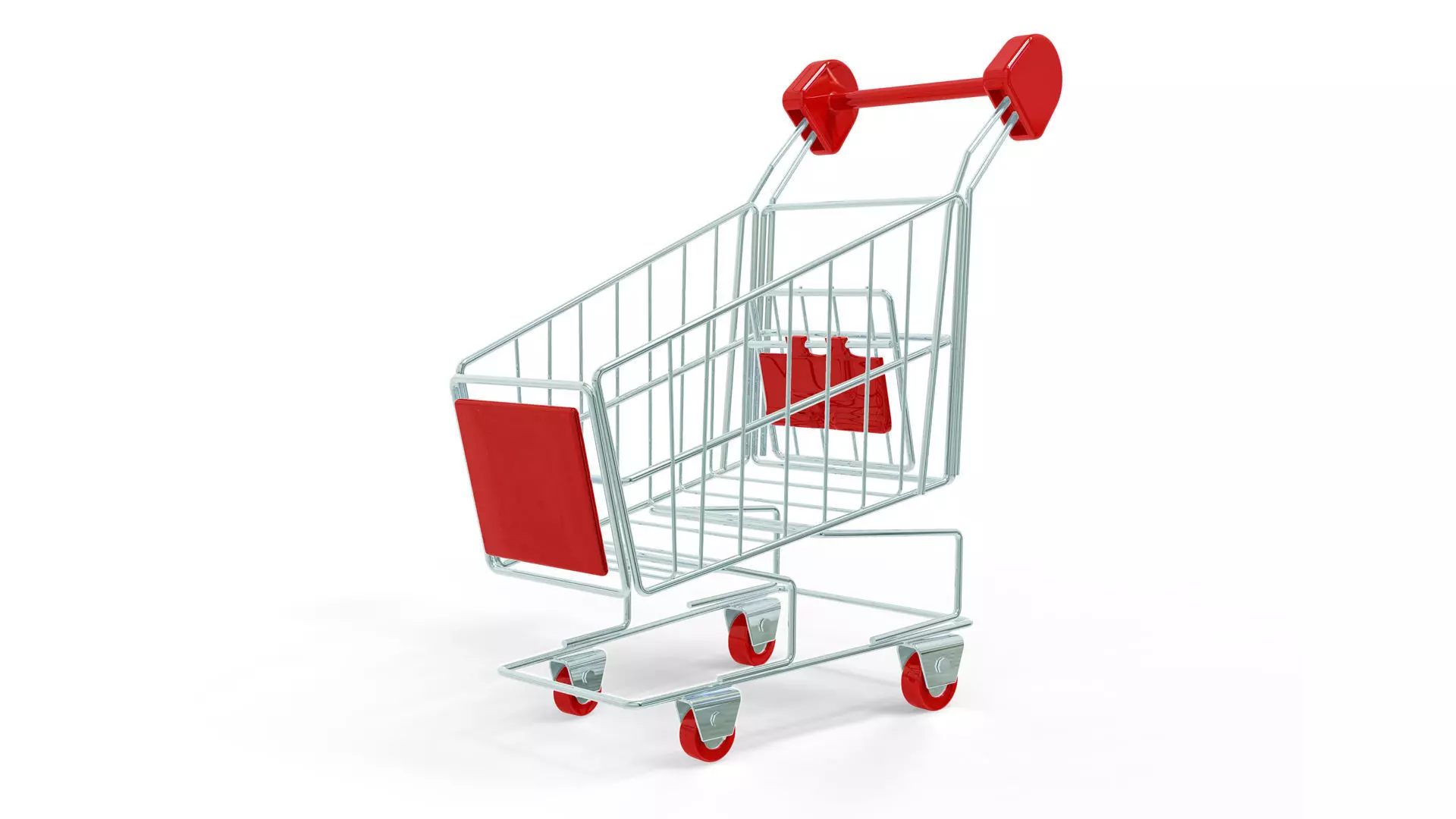 Shopping Cart 3D model Free 3D model