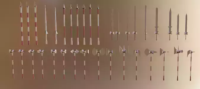 Medieval weapons collection