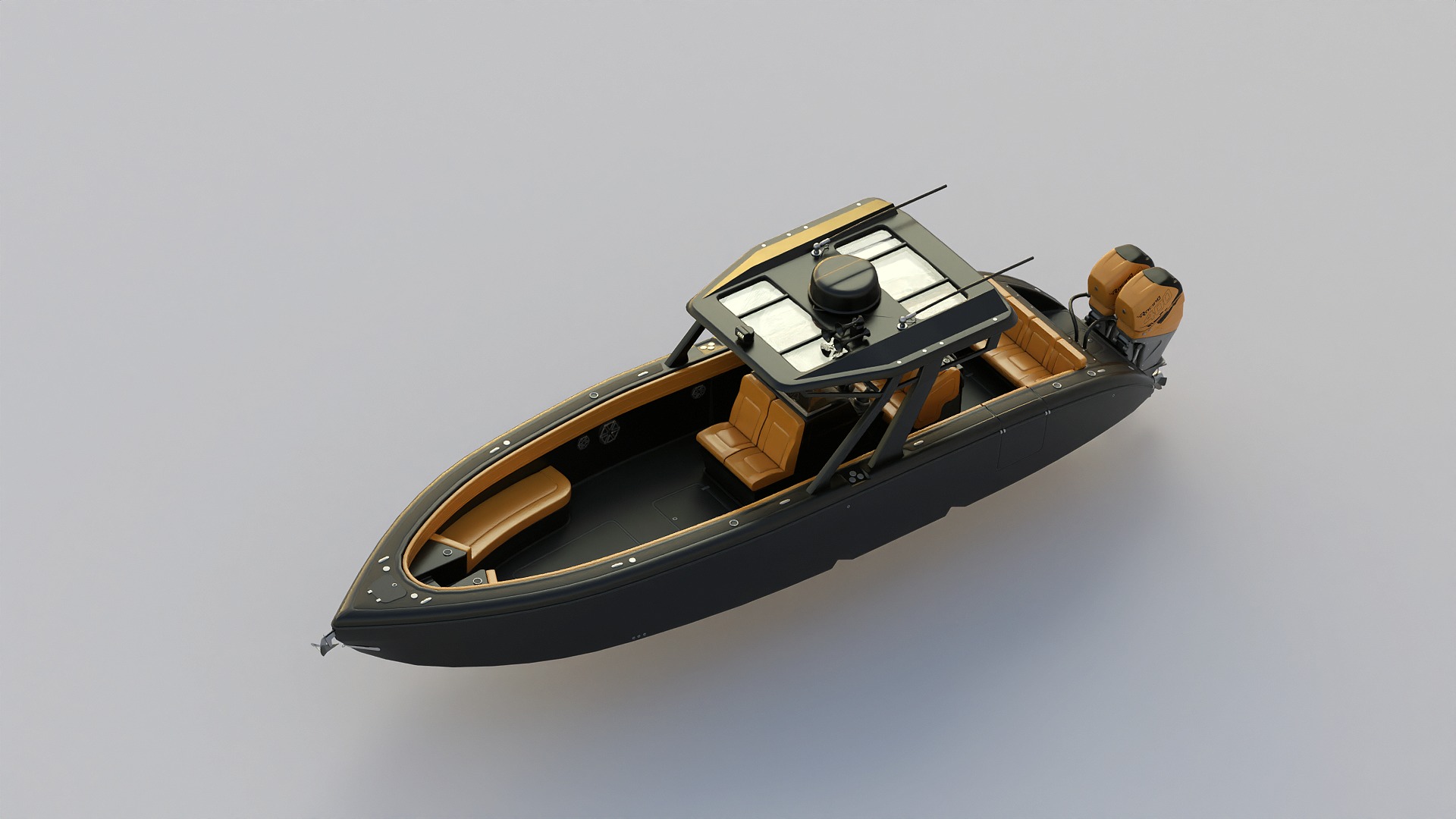 Motorboat 3D model_13