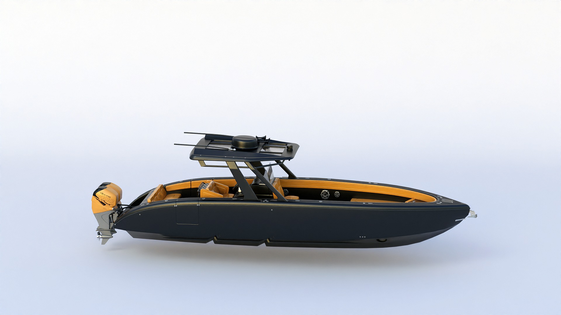 Motorboat 3D model_9