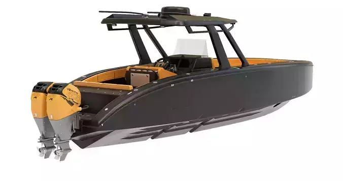 Motorboat 3D model