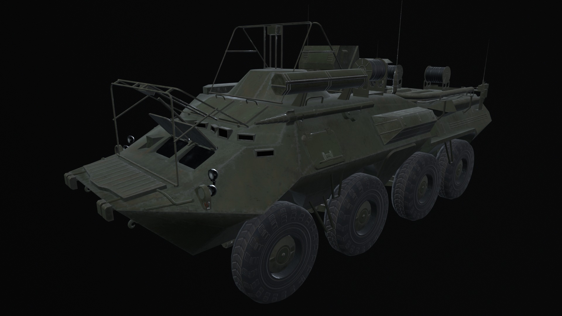 Asset - Army - R 166 05 - 3D MODEL Low-poly Low-poly 3D model_7