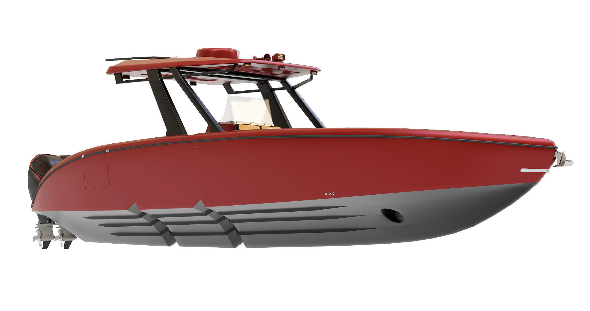 Motorboat  3D model_1