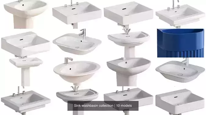 Sink washbasin collection