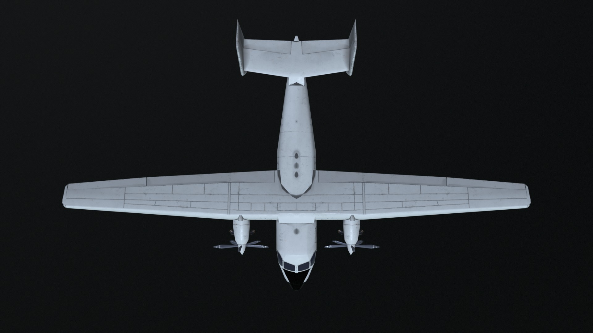 Asset - Army - PZL M28 - 3D MODEL Low-poly Low-poly 3D model_40