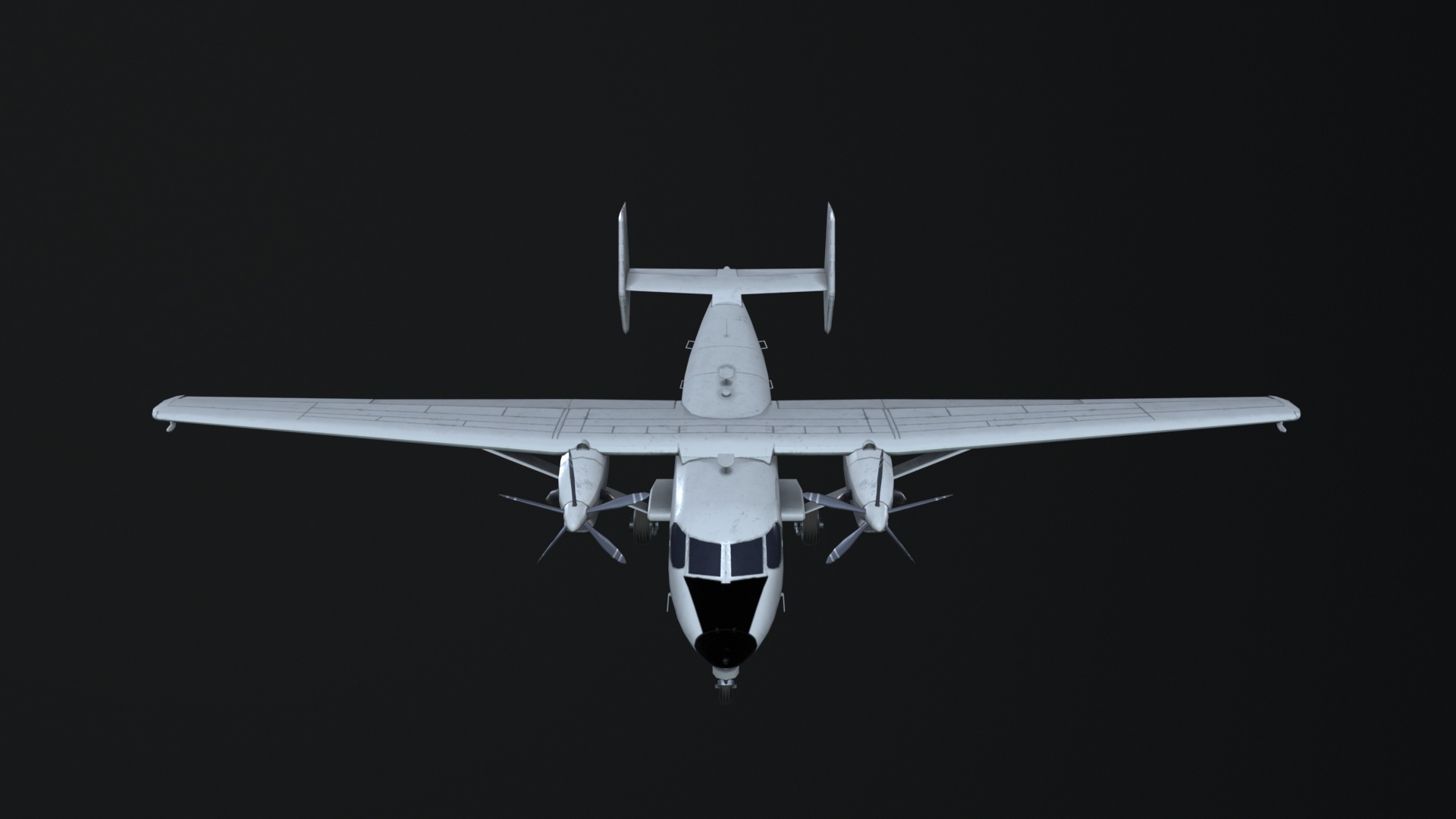 Asset - Army - PZL M28 - 3D MODEL Low-poly Low-poly 3D model_7