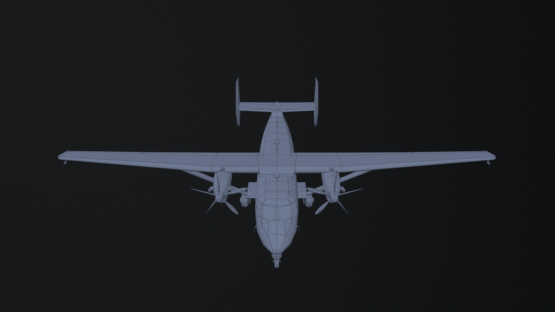 Asset - Army - PZL M28 - 3D MODEL Low-poly Low-poly 3D model_32