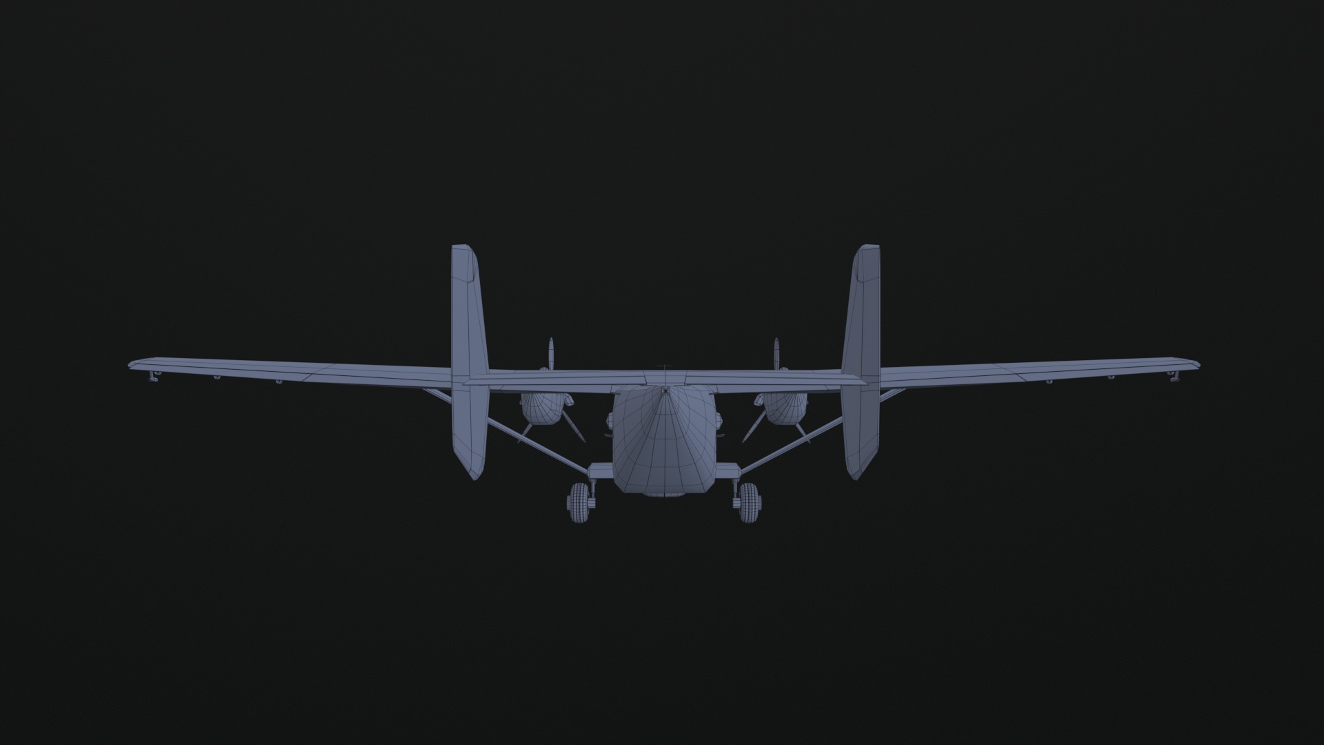 Asset - Army - PZL M28 - 3D MODEL Low-poly Low-poly 3D model_14