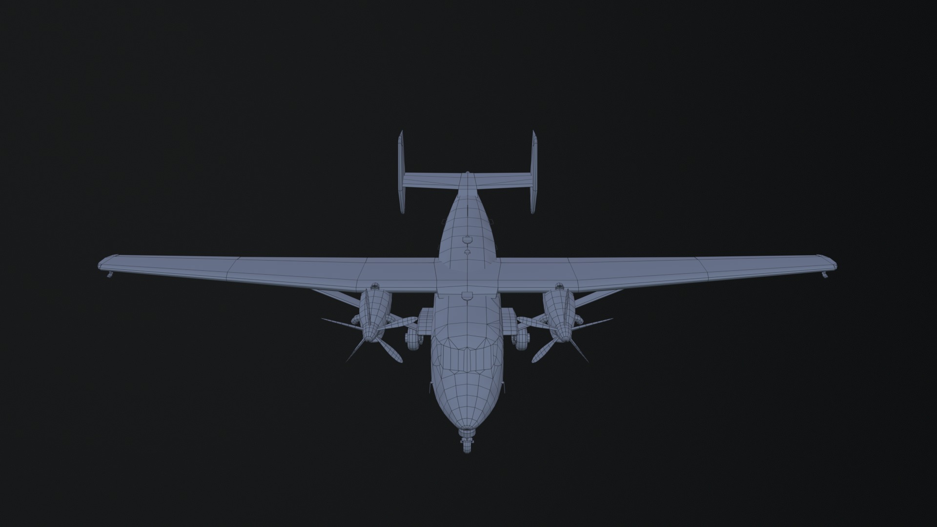 Asset - Army - PZL M28 - 3D MODEL Low-poly Low-poly 3D model_22