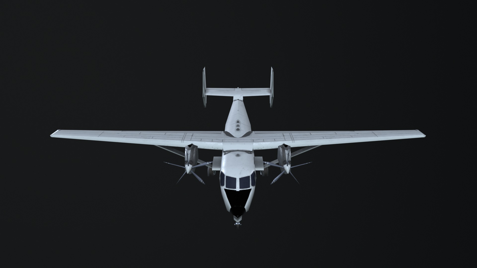 Asset - Army - PZL M28 - 3D MODEL Low-poly Low-poly 3D model_47