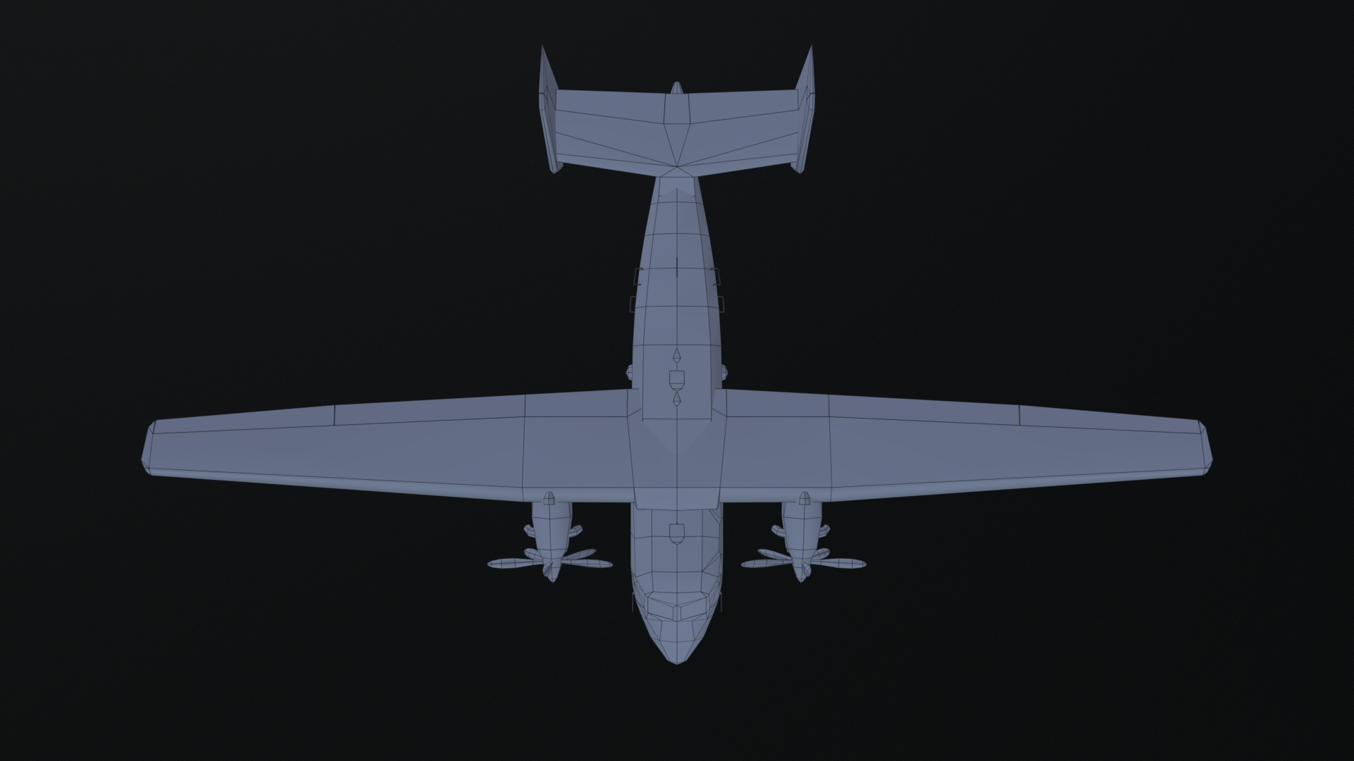 Asset - Army - PZL M28 - 3D MODEL Low-poly Low-poly 3D model_35