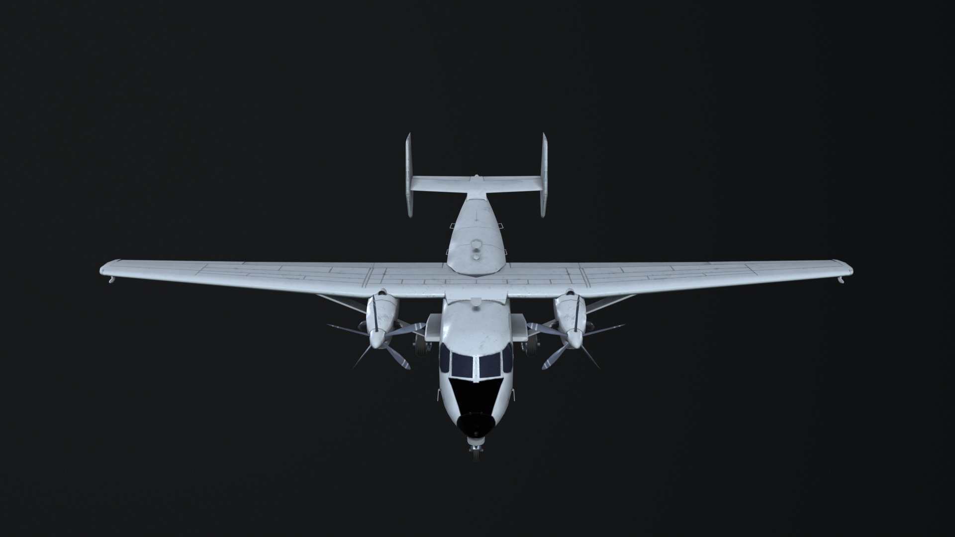 Asset - Army - PZL M28 - 3D MODEL Low-poly Low-poly 3D model_17