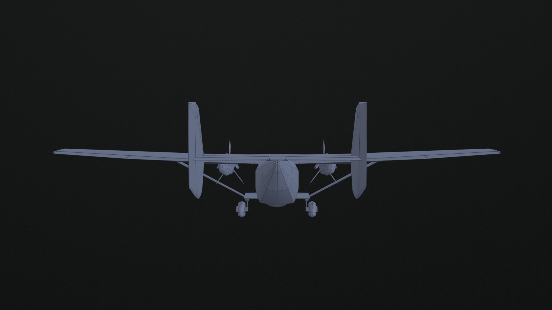 Asset - Army - PZL M28 - 3D MODEL Low-poly Low-poly 3D model_44