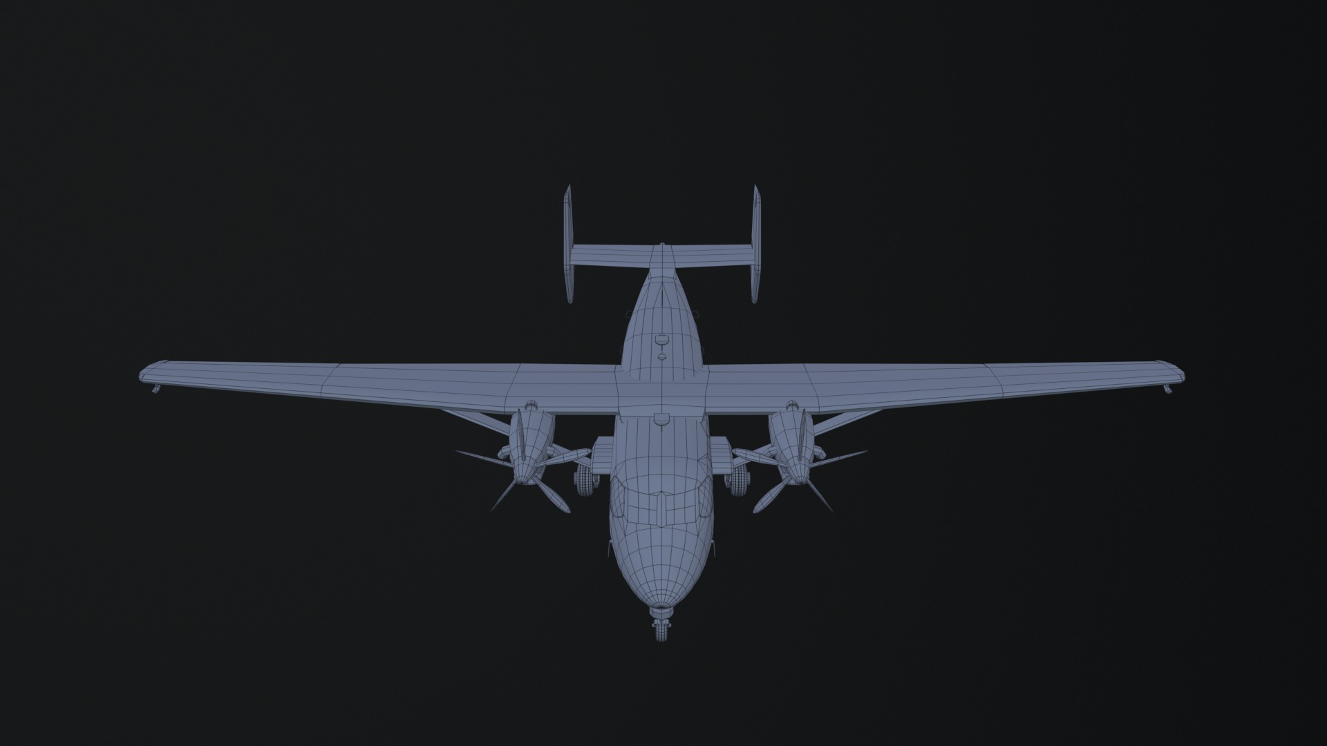 Asset - Army - PZL M28 - 3D MODEL Low-poly Low-poly 3D model_12