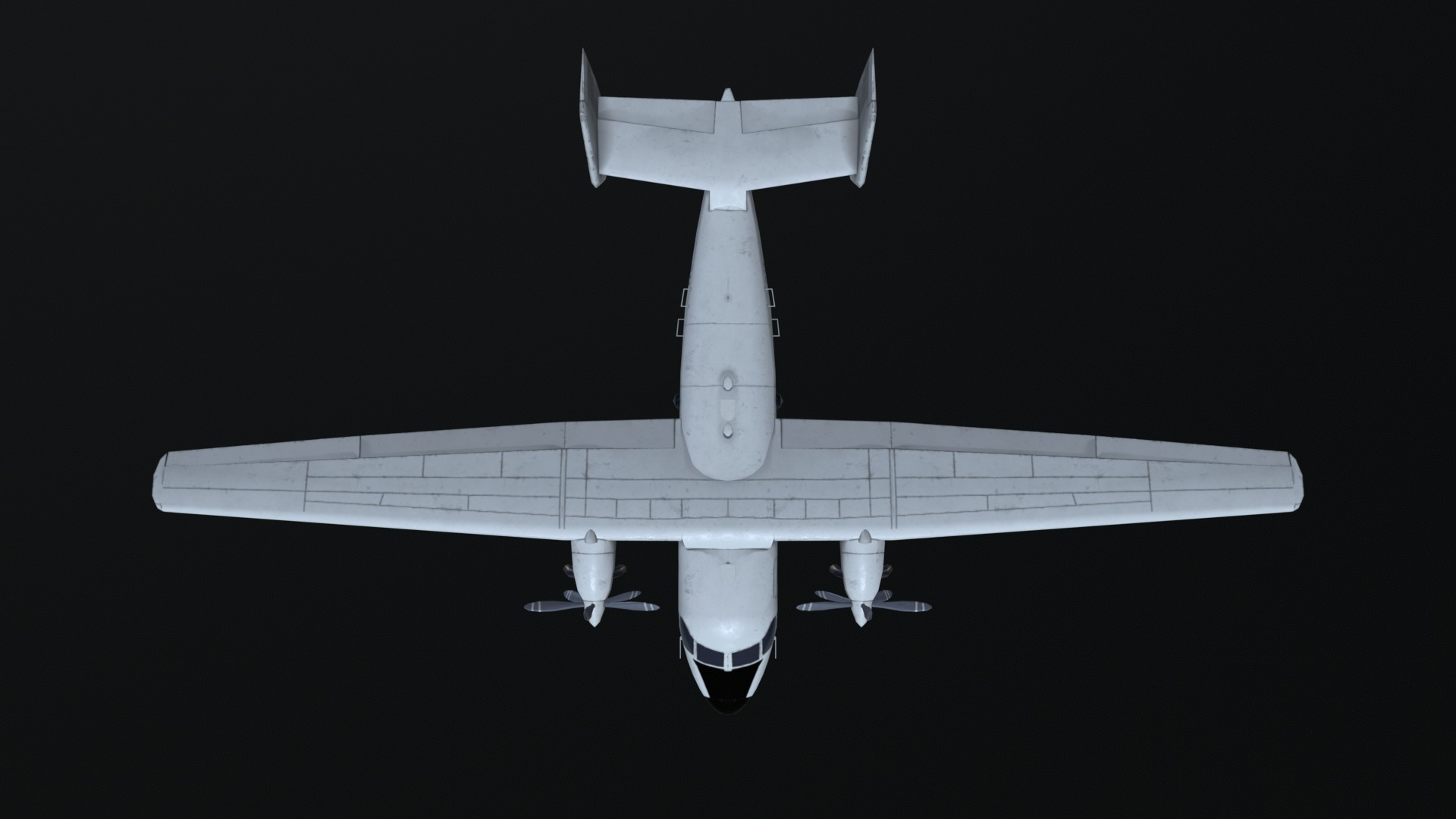 Asset - Army - PZL M28 - 3D MODEL Low-poly Low-poly 3D model_10