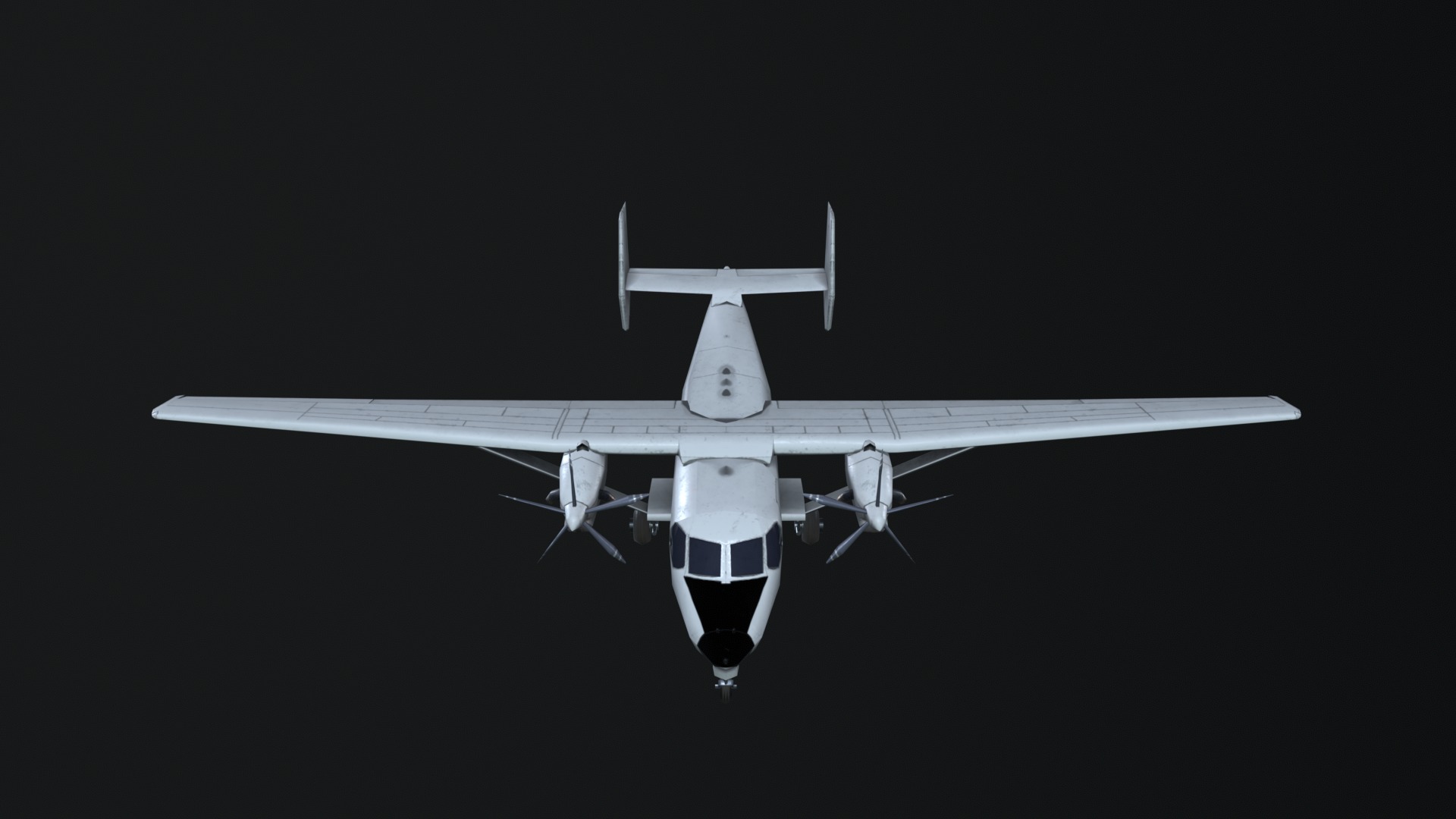 Asset - Army - PZL M28 - 3D MODEL Low-poly Low-poly 3D model_37