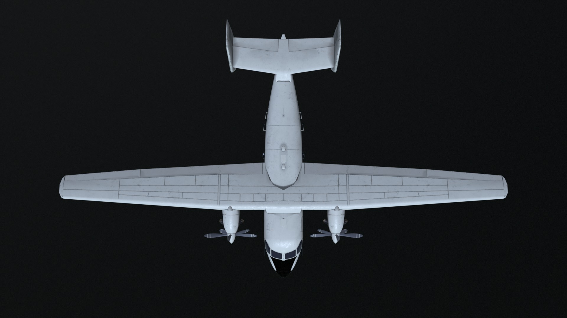 Asset - Army - PZL M28 - 3D MODEL Low-poly Low-poly 3D model_20