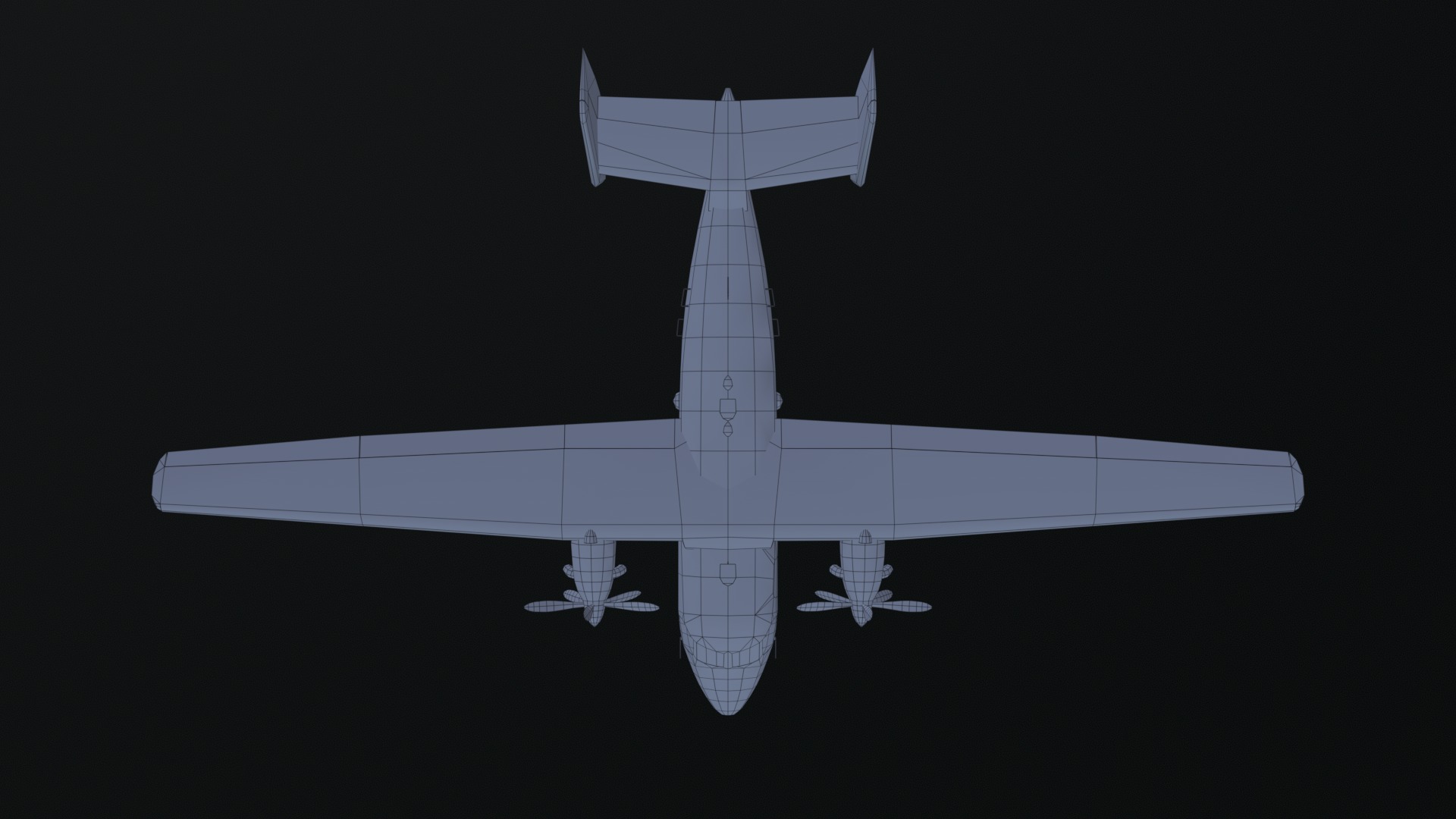 Asset - Army - PZL M28 - 3D MODEL Low-poly Low-poly 3D model_25