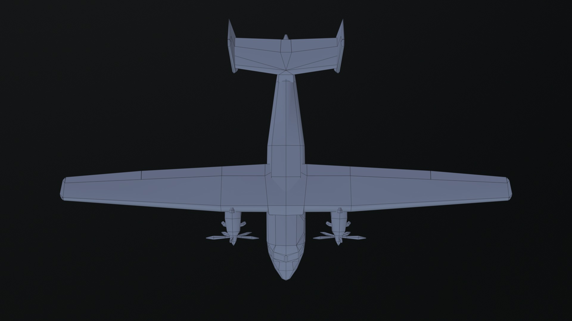 Asset - Army - PZL M28 - 3D MODEL Low-poly Low-poly 3D model_45