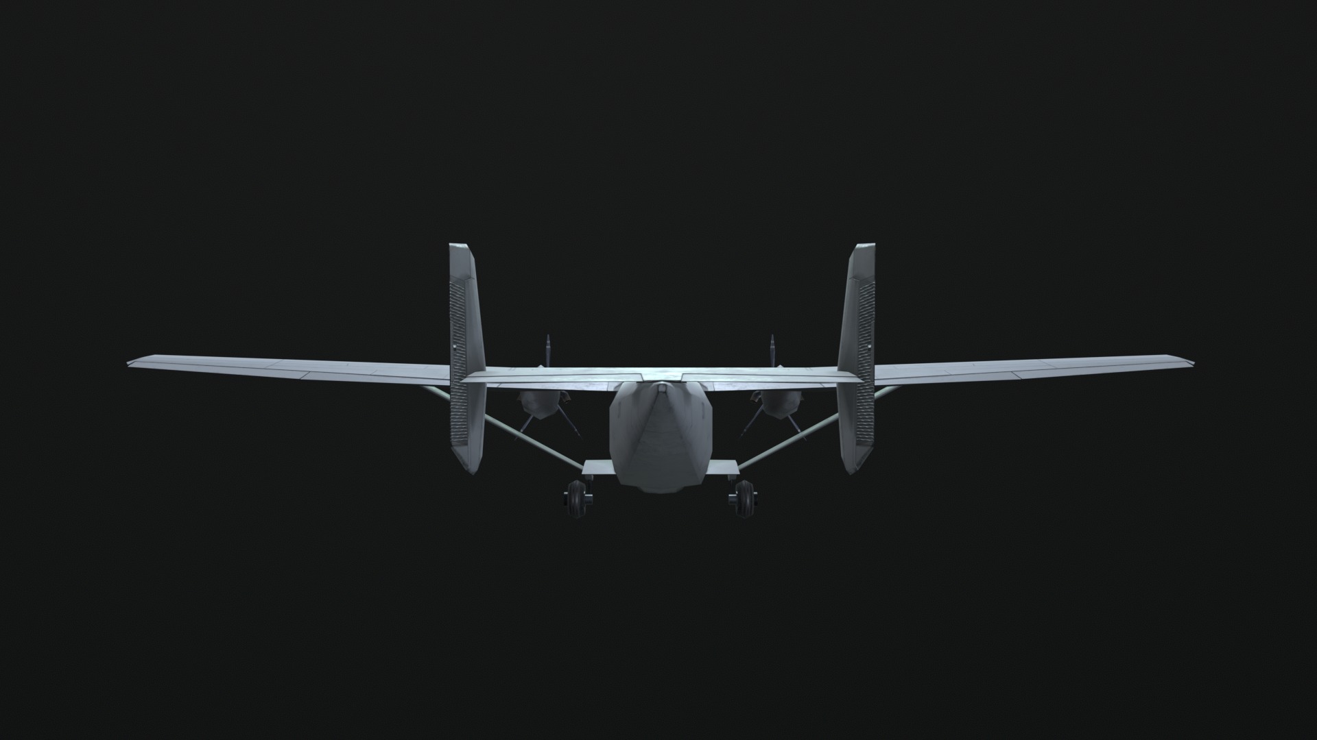 Asset - Army - PZL M28 - 3D MODEL Low-poly Low-poly 3D model_39