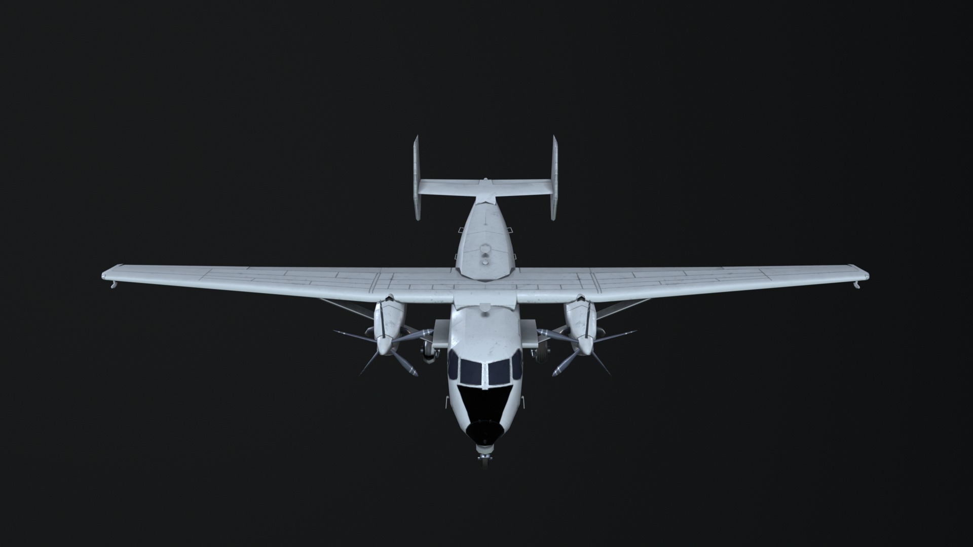 Asset - Army - PZL M28 - 3D MODEL Low-poly Low-poly 3D model_27