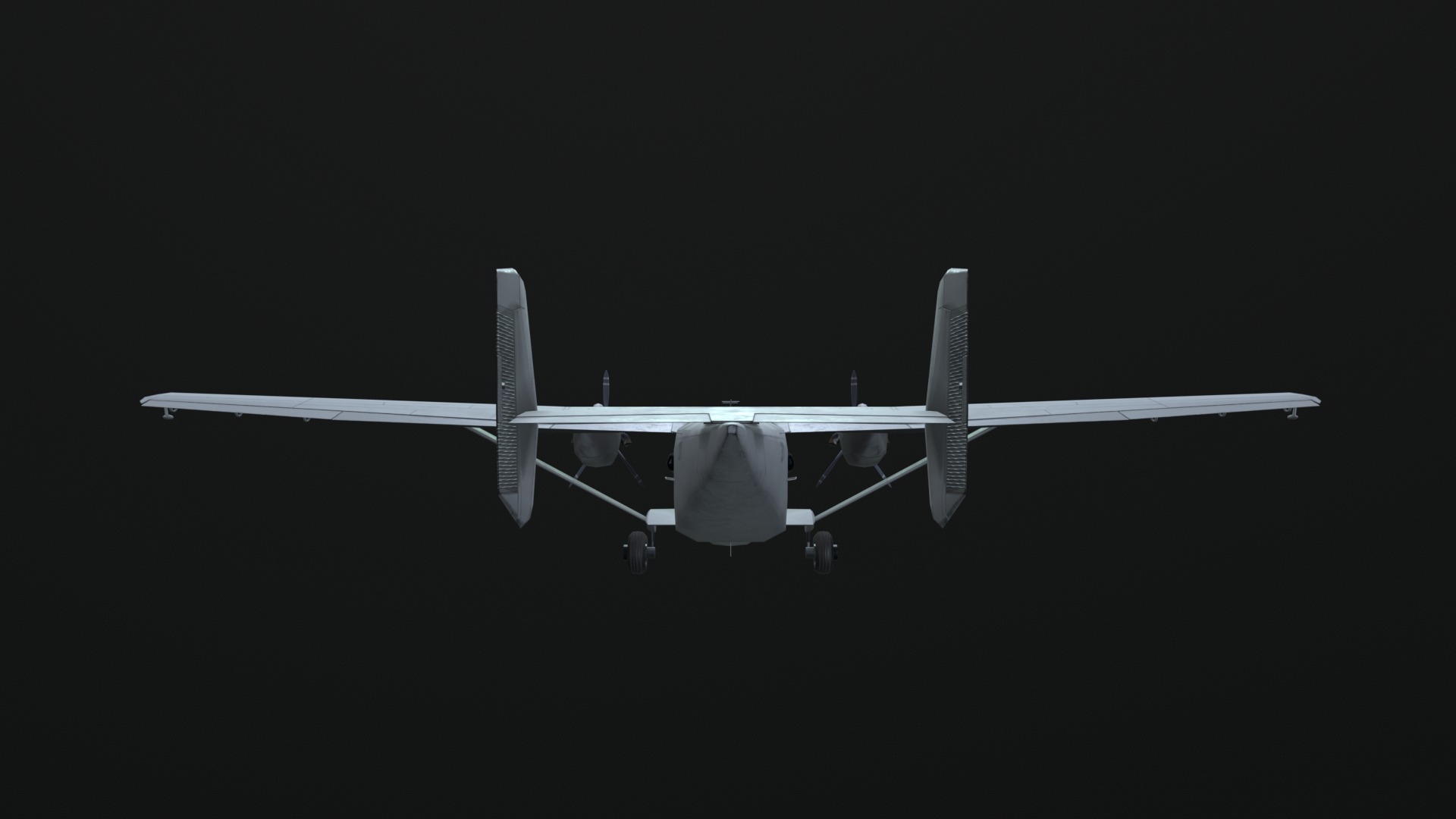 Asset - Army - PZL M28 - 3D MODEL Low-poly Low-poly 3D model_19