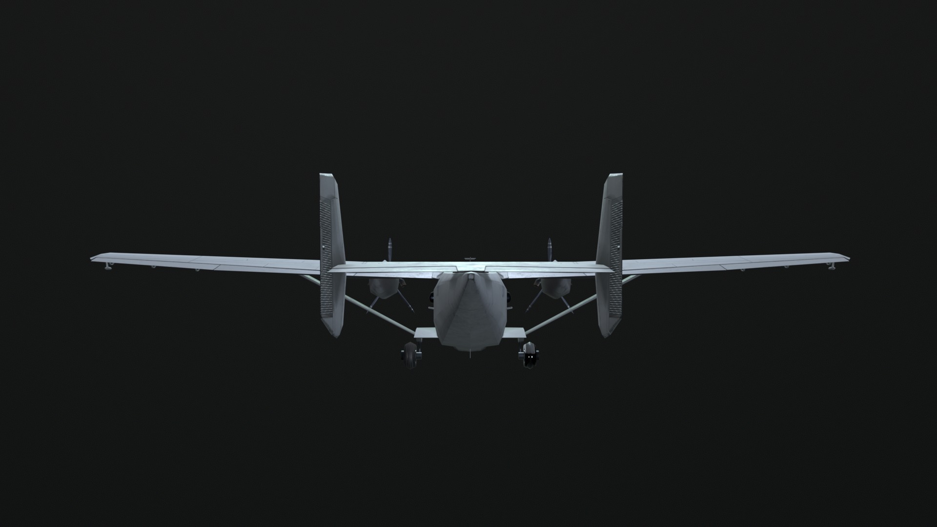 Asset - Army - PZL M28 - 3D MODEL Low-poly Low-poly 3D model_29