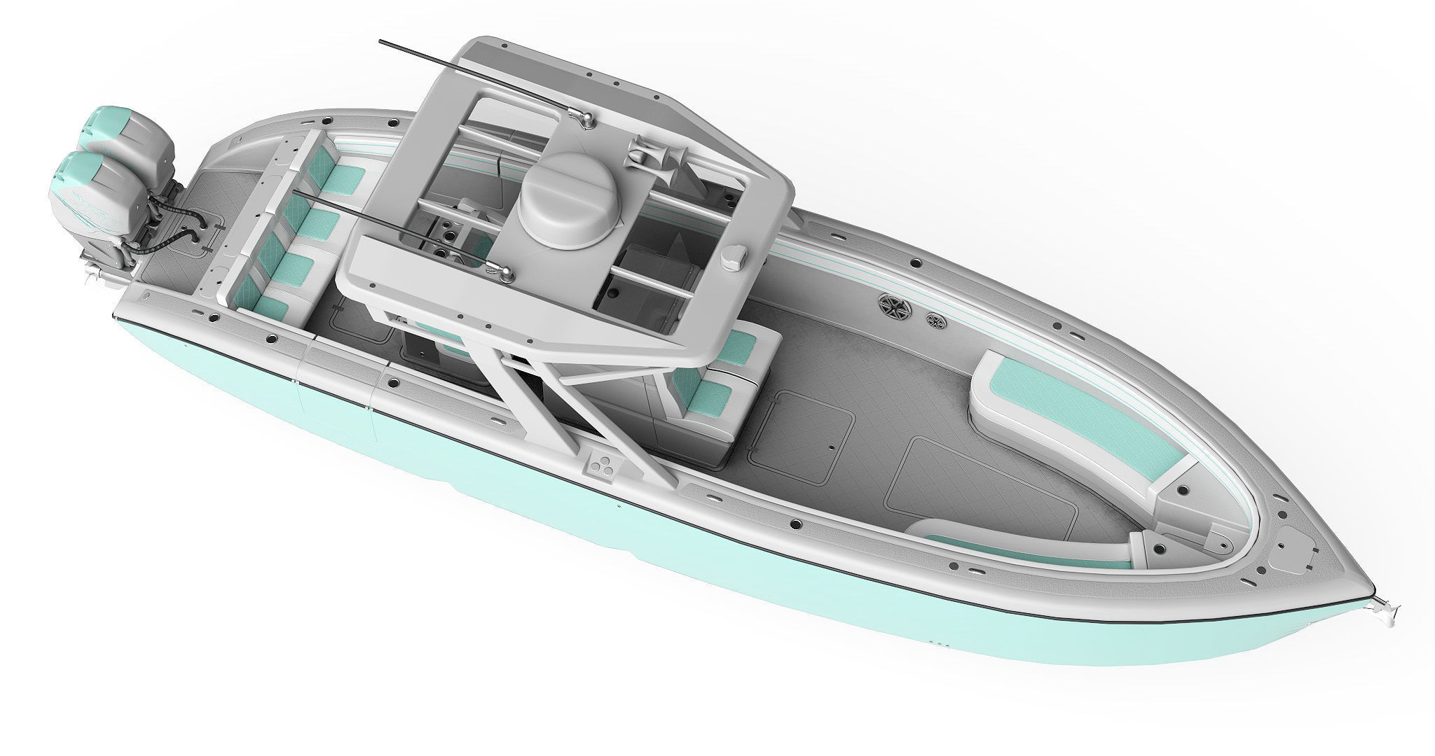 Motorboat  3D model_1