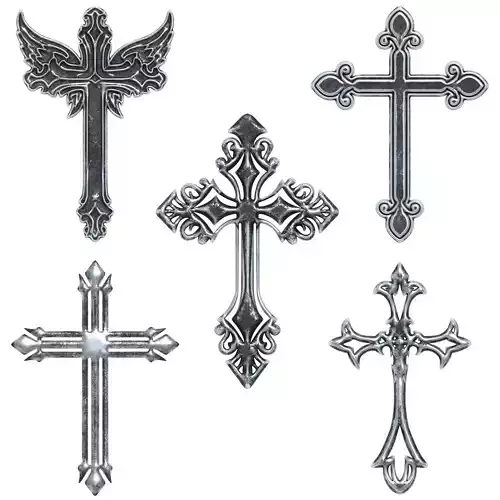 5 Christian cross V 04